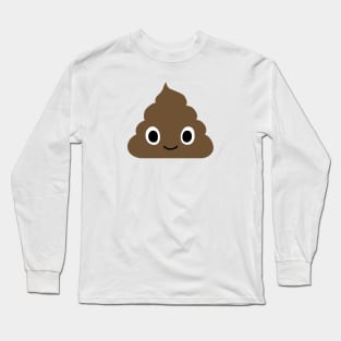Happy Poo | Kawaii Poop Long Sleeve T-Shirt